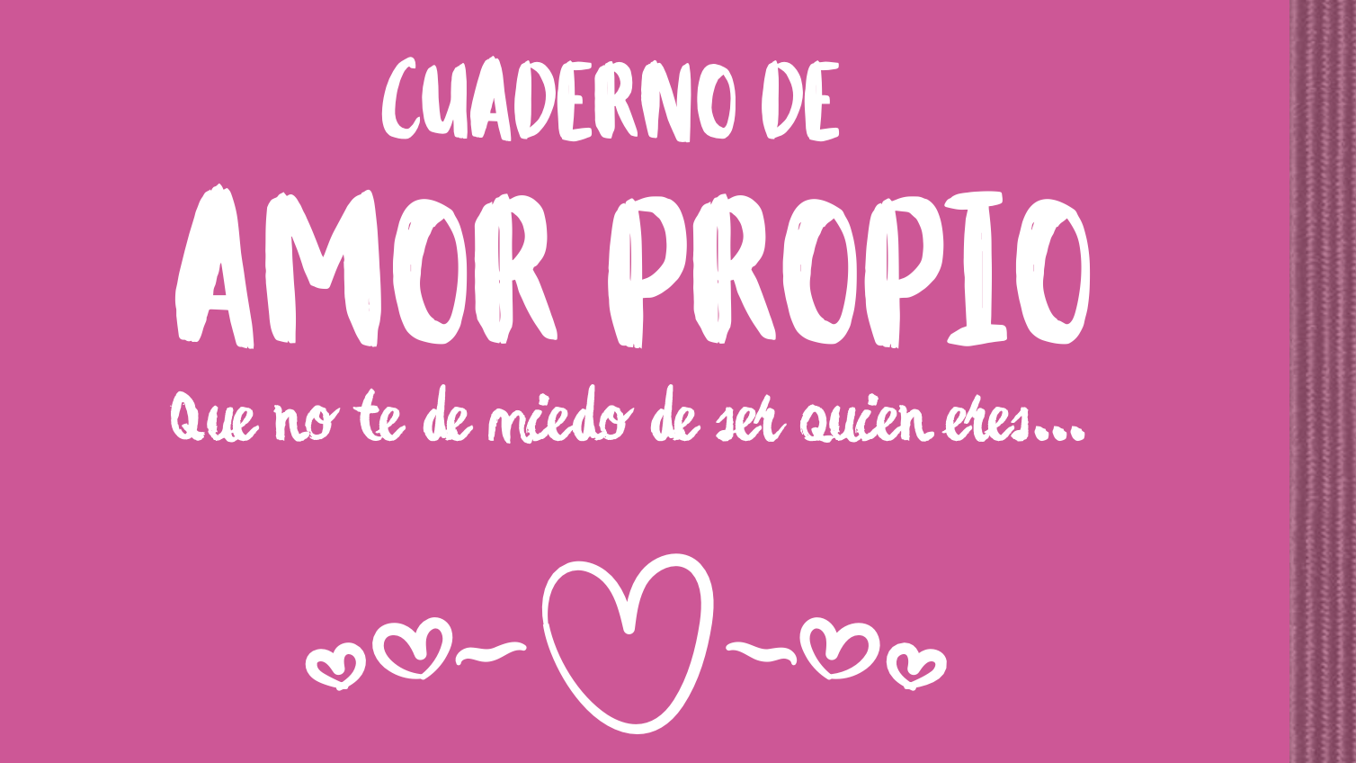 🌸CUADERNO DE AMOR PROPIO🌸