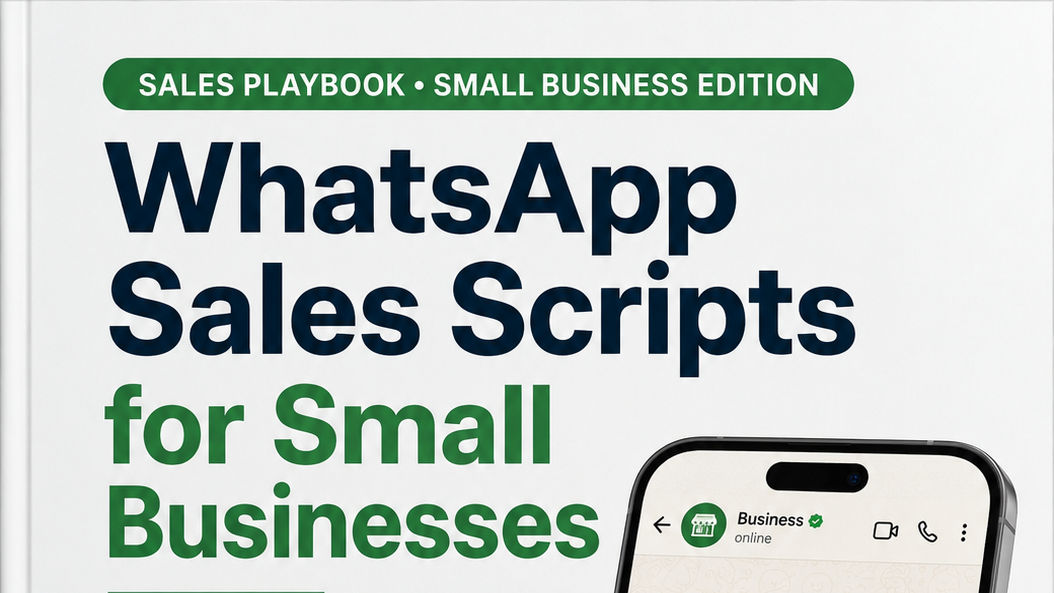 WhatsApp Sales Scripts for Small Businesses