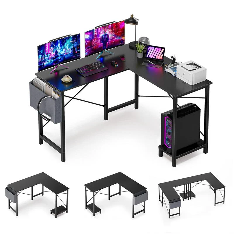 Calyva Reversible L-Shaped Computer Desk