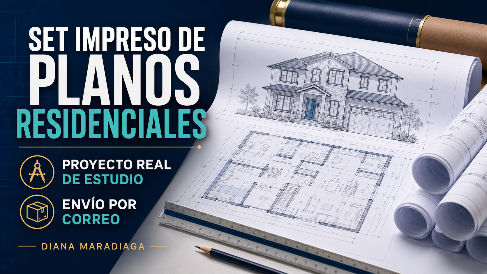 Set Impreso Planos Residenciales