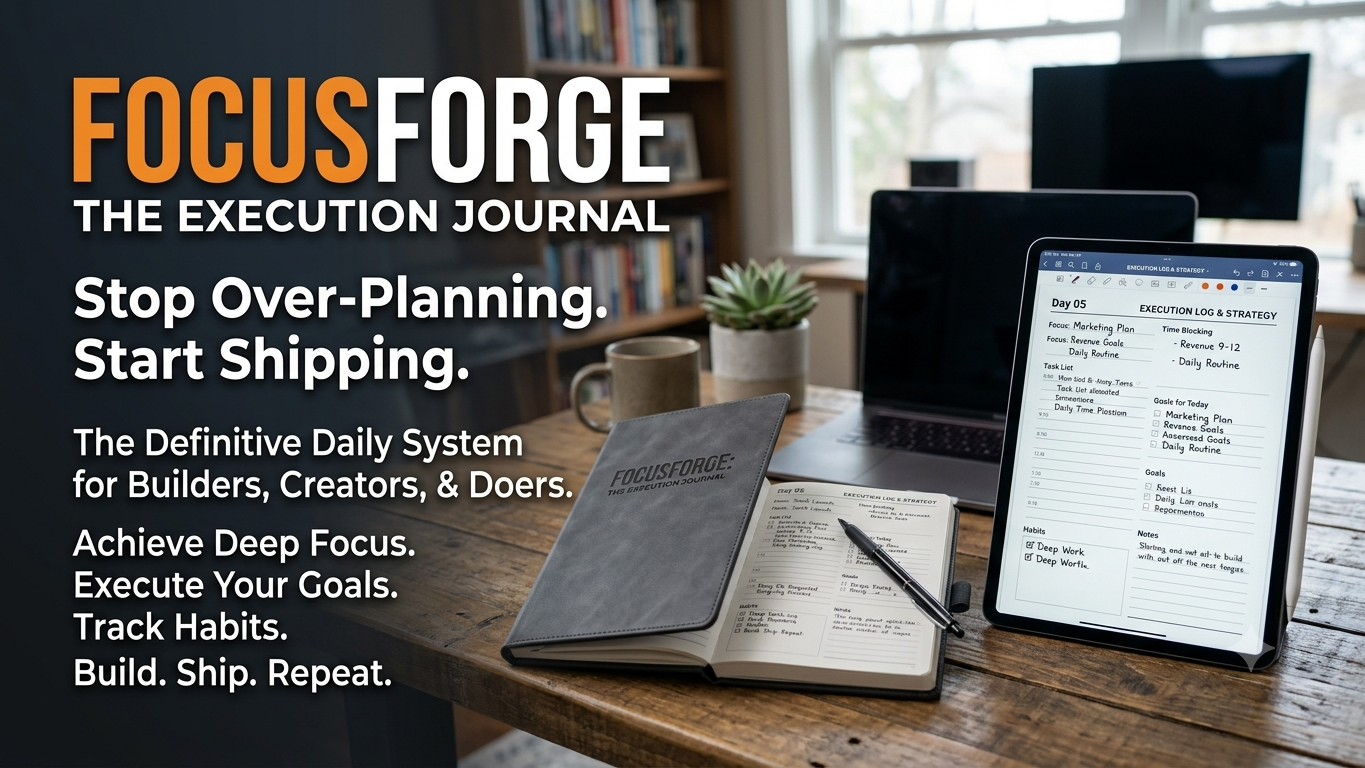 FocusForge: The Execution Journal