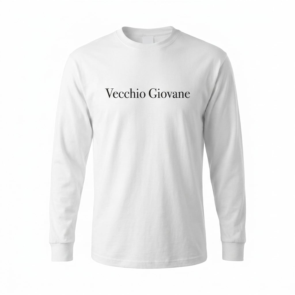 White Vecchio Giovane Longsleeve
