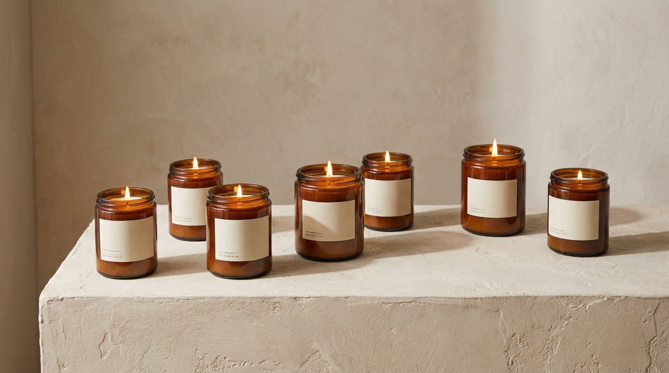 Hand-Poured Soy Candle Case