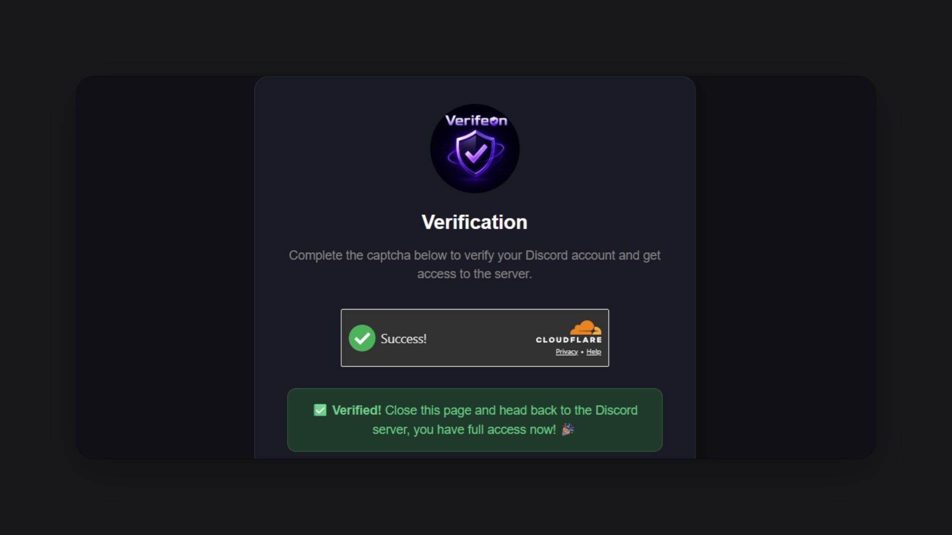 Verifeon Discord App - Premium Access