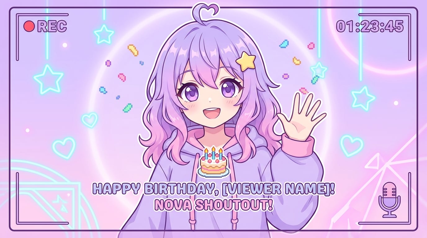 Custom Shoutout & Birthday Recording