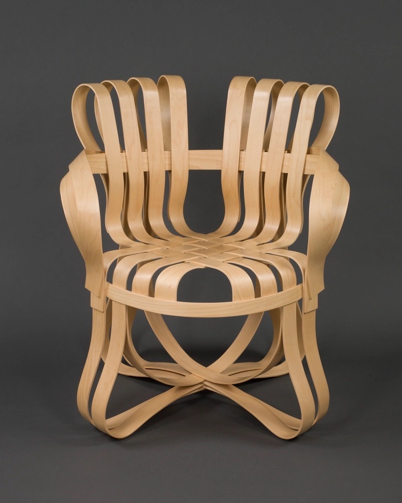 Woven Bentwood Armchair