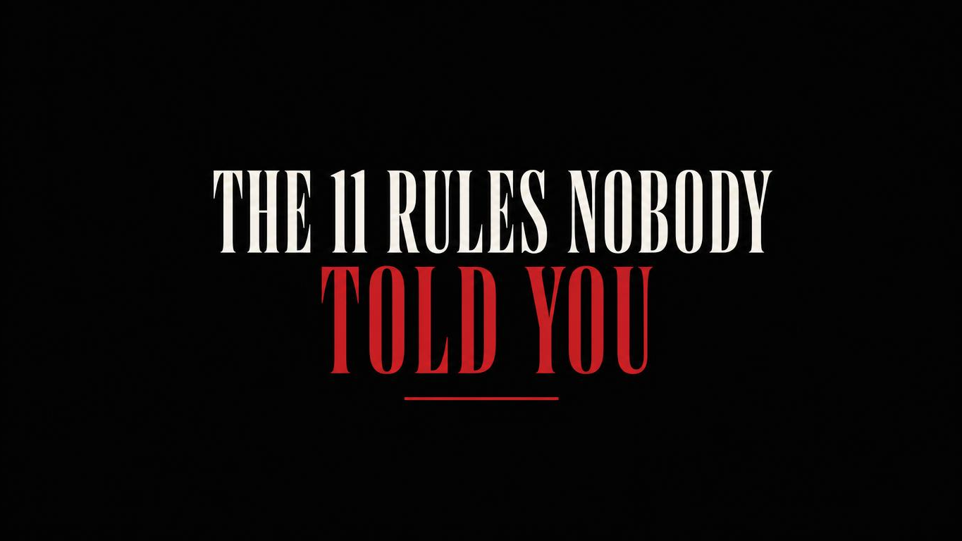The 11 Rules Nobody Told You
