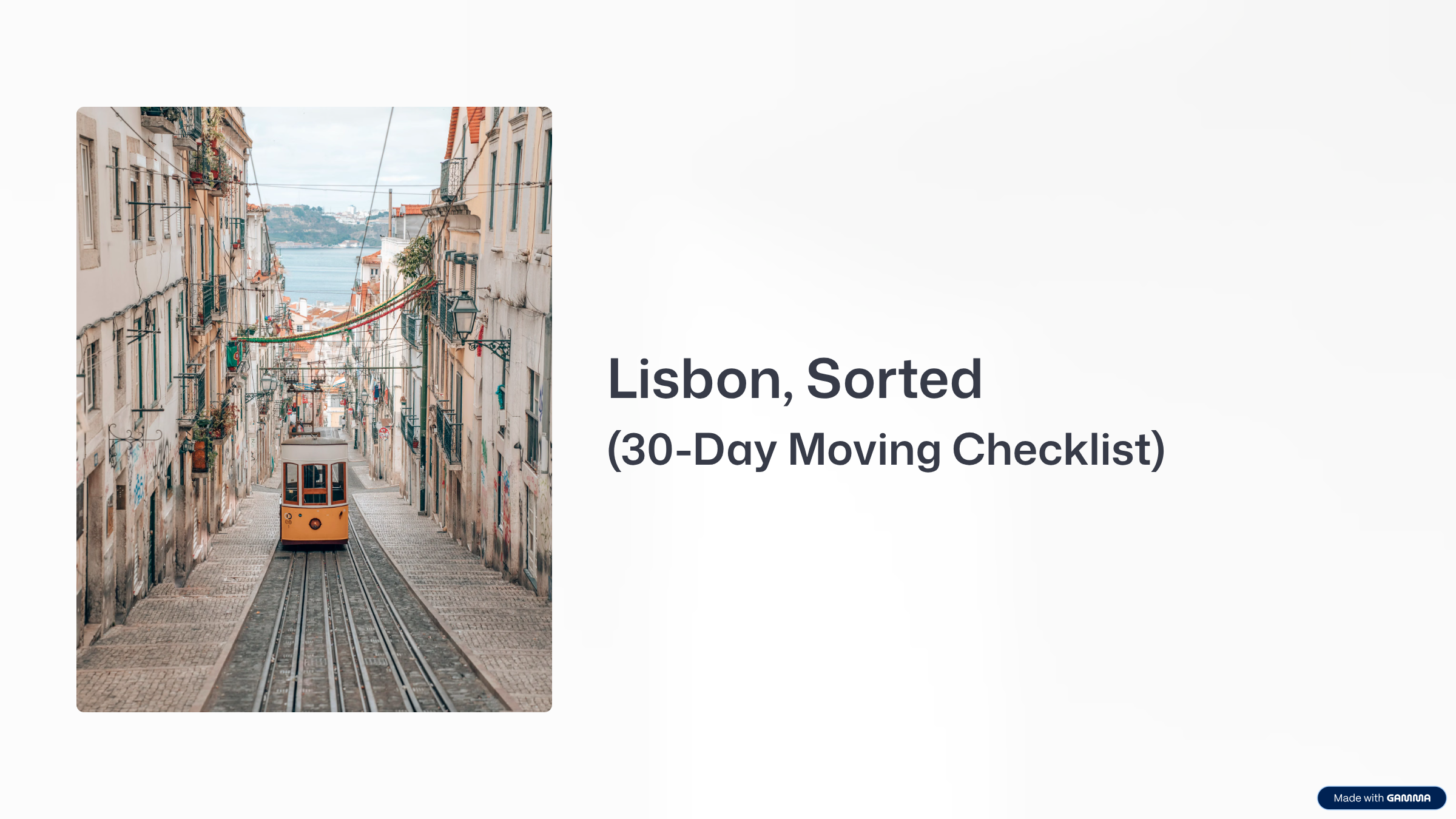 Lisbon, Sorted: Your 30-Day Moving Checklist