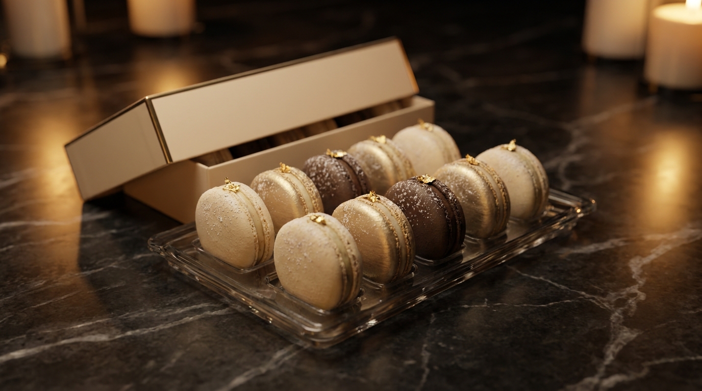 Vanilla Bean Macarons