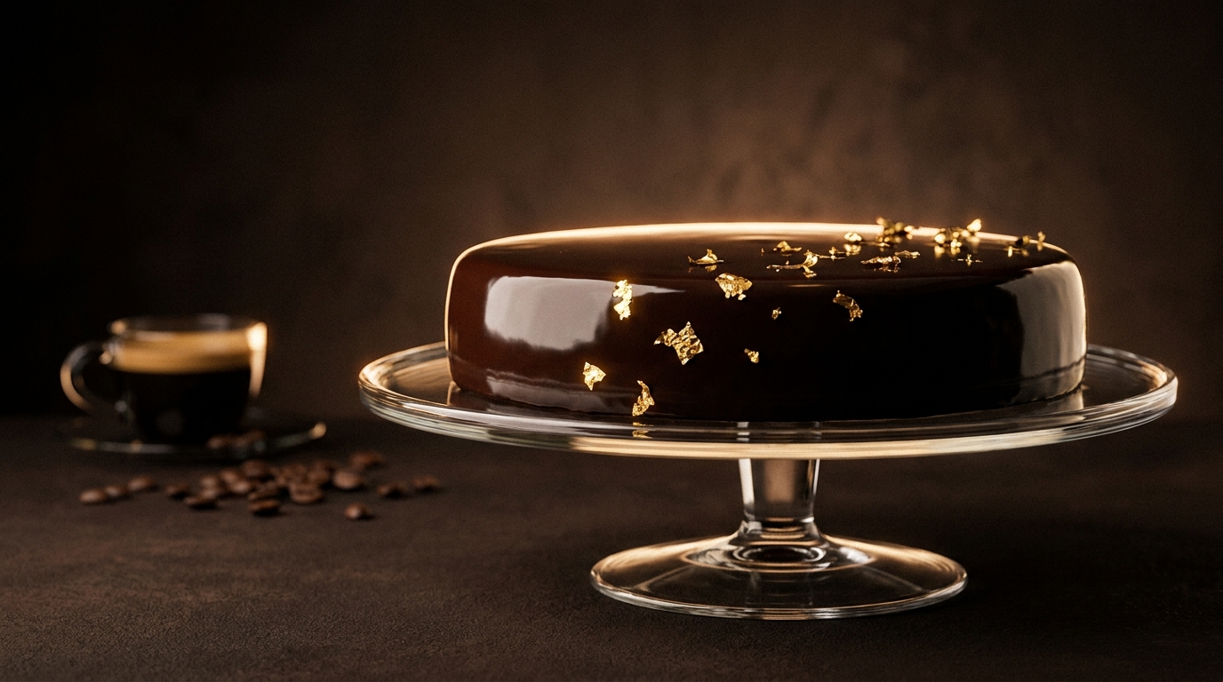 Dark Chocolate Gateau
