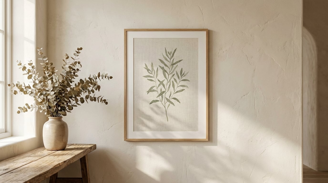 Botanical Linen Print
