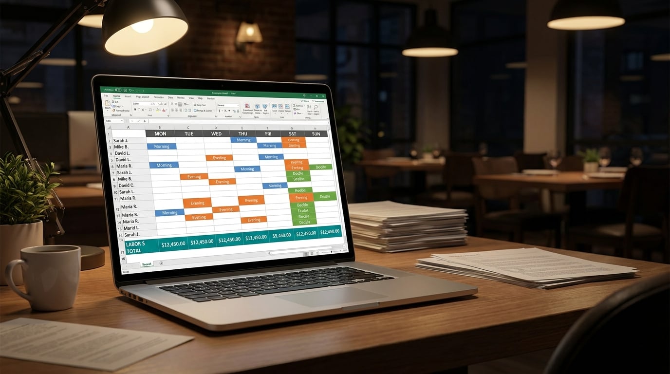 Employee Scheduling & Labor Cost Calculator