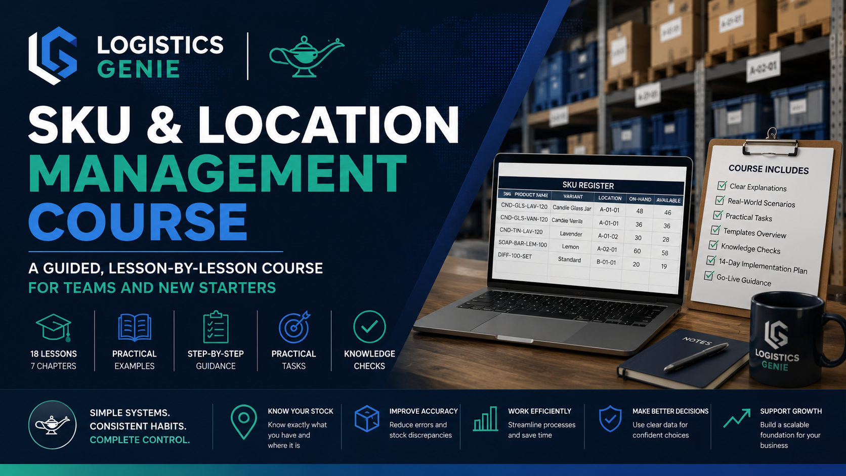 Logistics Genie SKU & Location Management Course