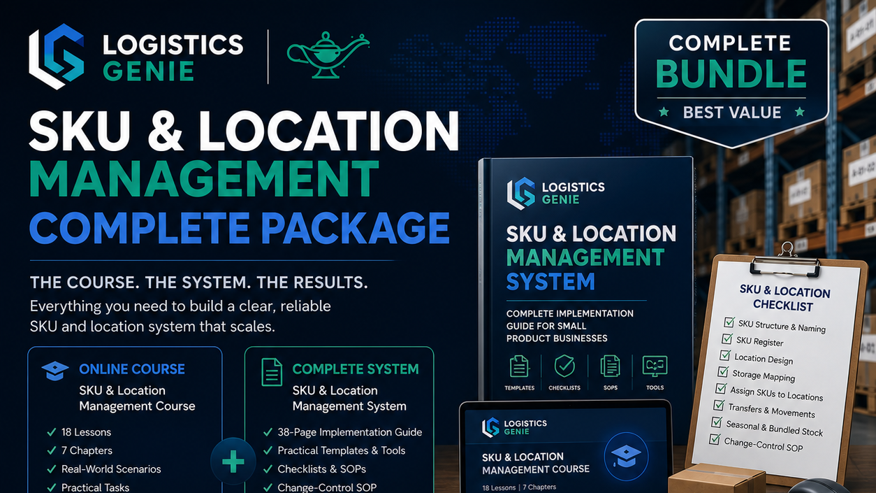Logistics Genie Complete SKU & Location Management Package