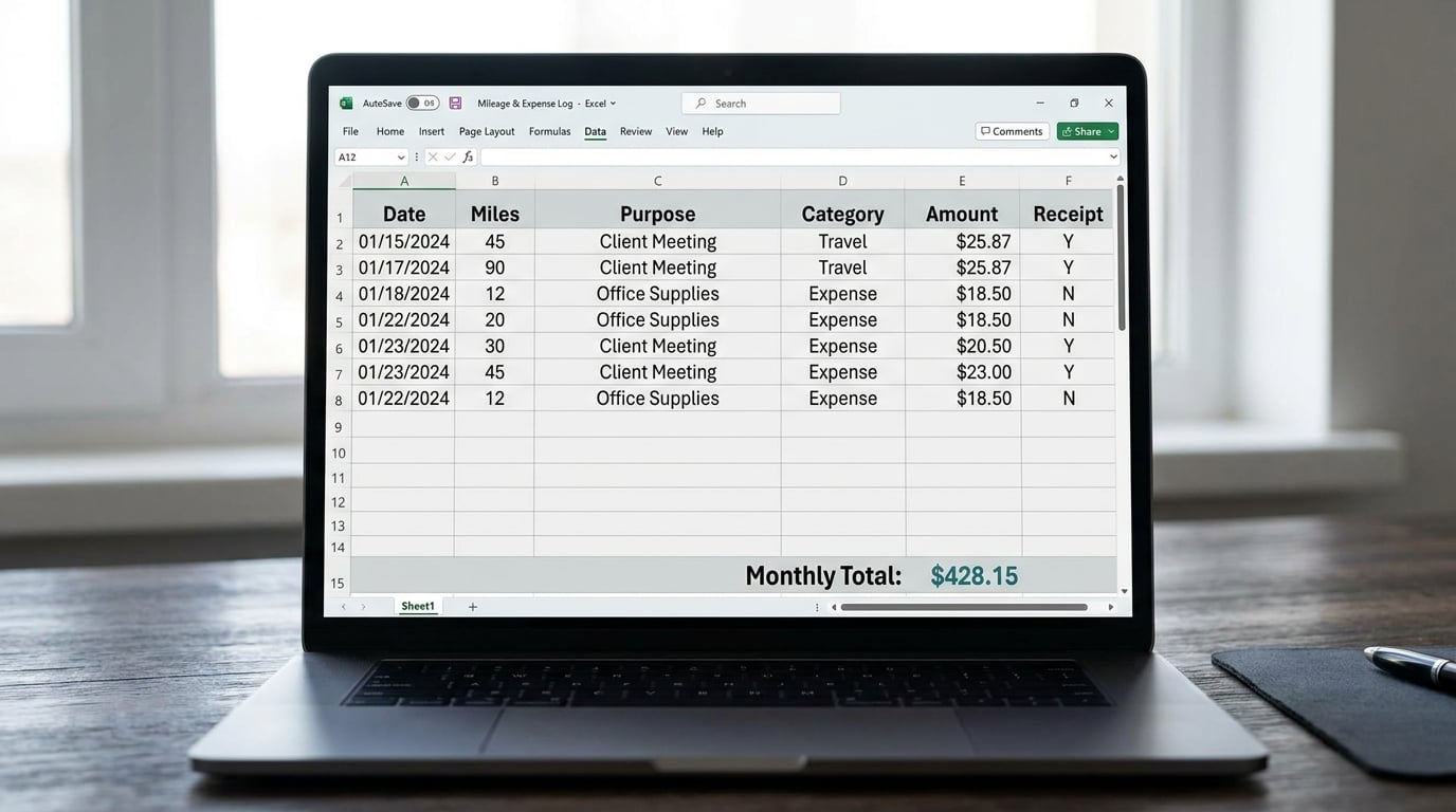 Mileage & Expense Log