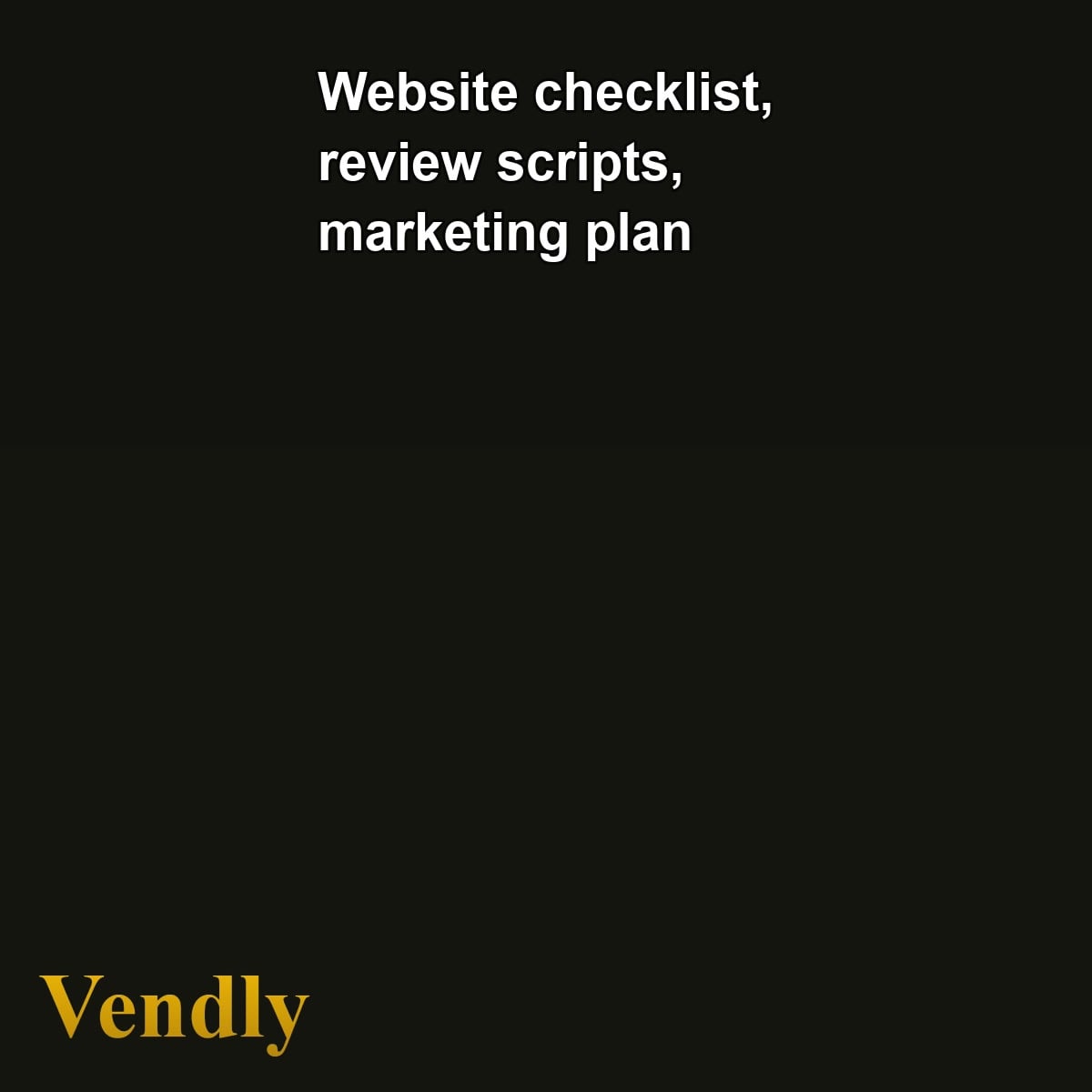 Vendly Local Business Growth Toolkit