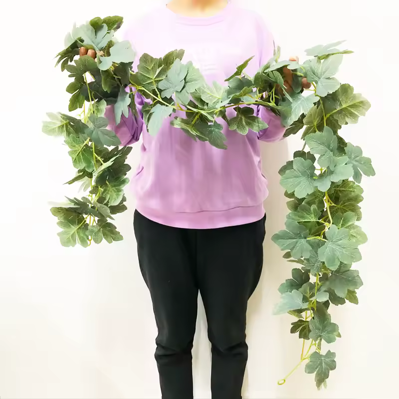 Silk leefs creeper green ivy strips