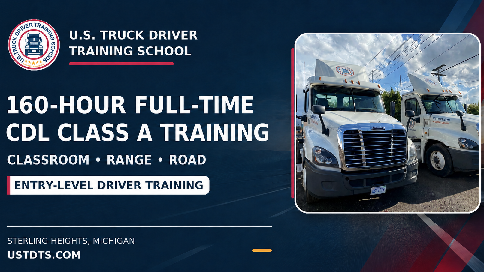 Entry-Level Tractor-Trailer Training Program – 160 Hours, Full-Time