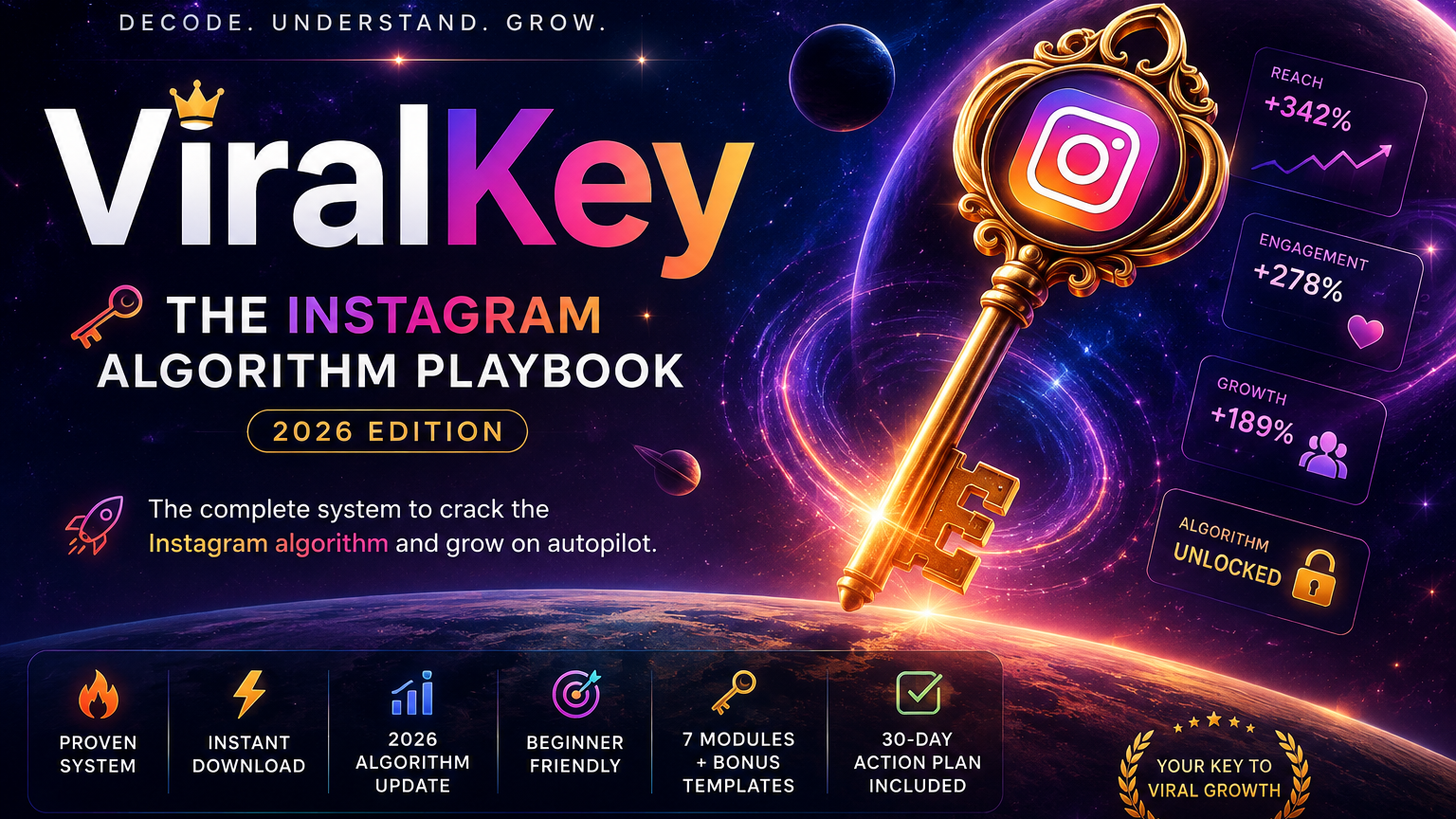 ViralKey --- The Instagram Algorithm Playbook™ 