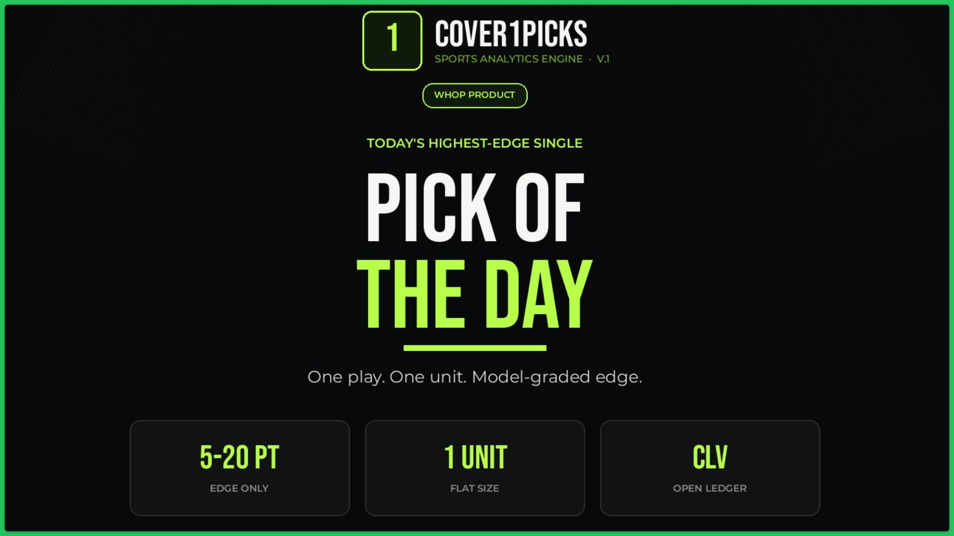 Pick of the Day