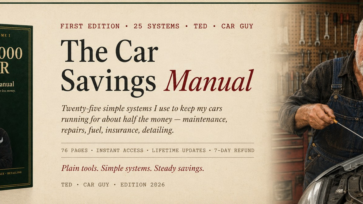 The Car Savings Manual