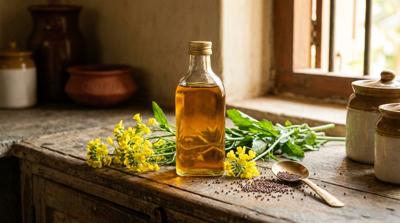 Kachi Ghani Mustard Oil — 1 L
