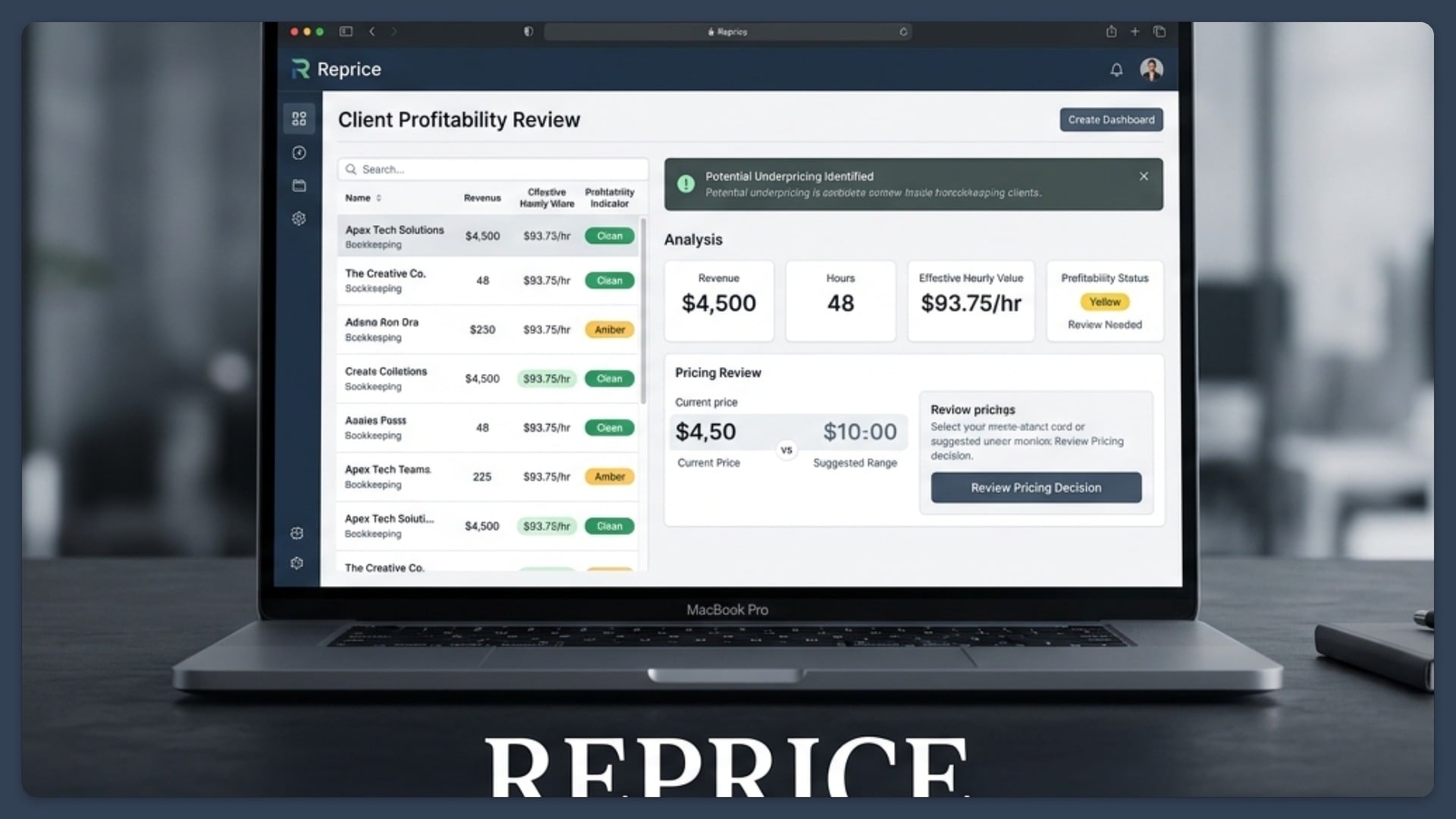 Reprice