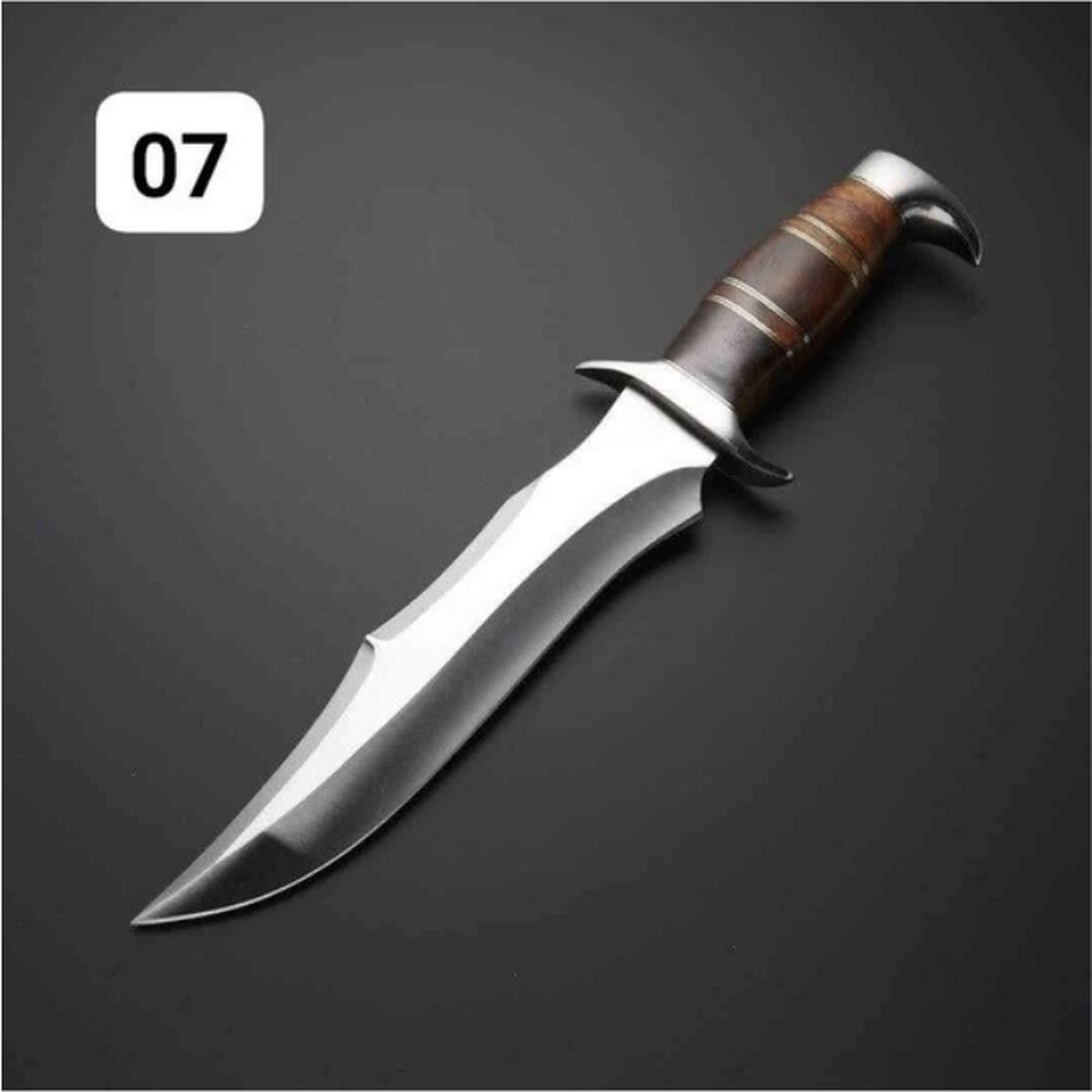 Custom Handmade Rose Wood Hunting Knife handmade in Wazirabad, Punjab, Pakistan