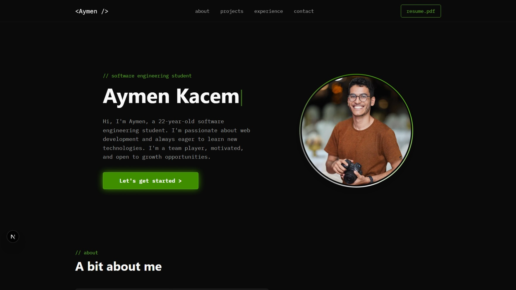 Next.js Portfolio