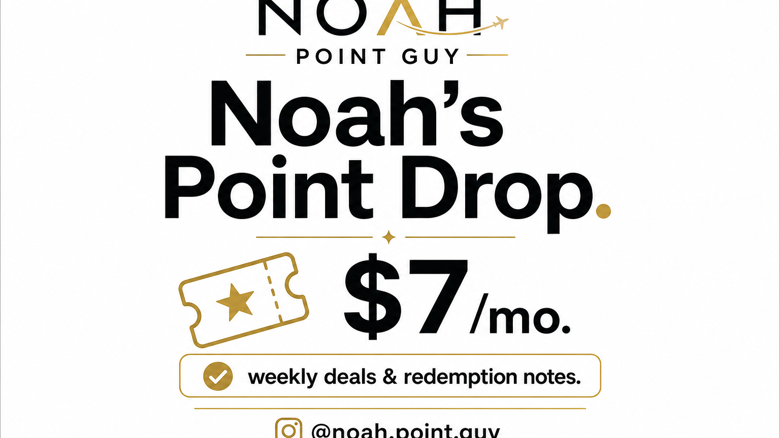 Noah’s Point Drop
