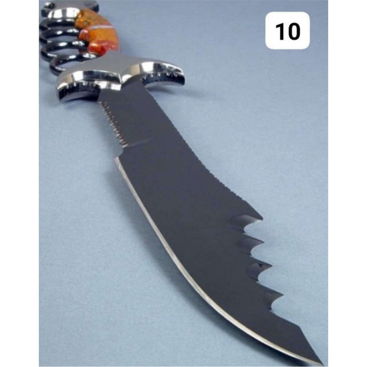 Custom Handmade Steel & Rose Wood Hunting Knife handmade in Wazirabad, Punjab, Pakistan