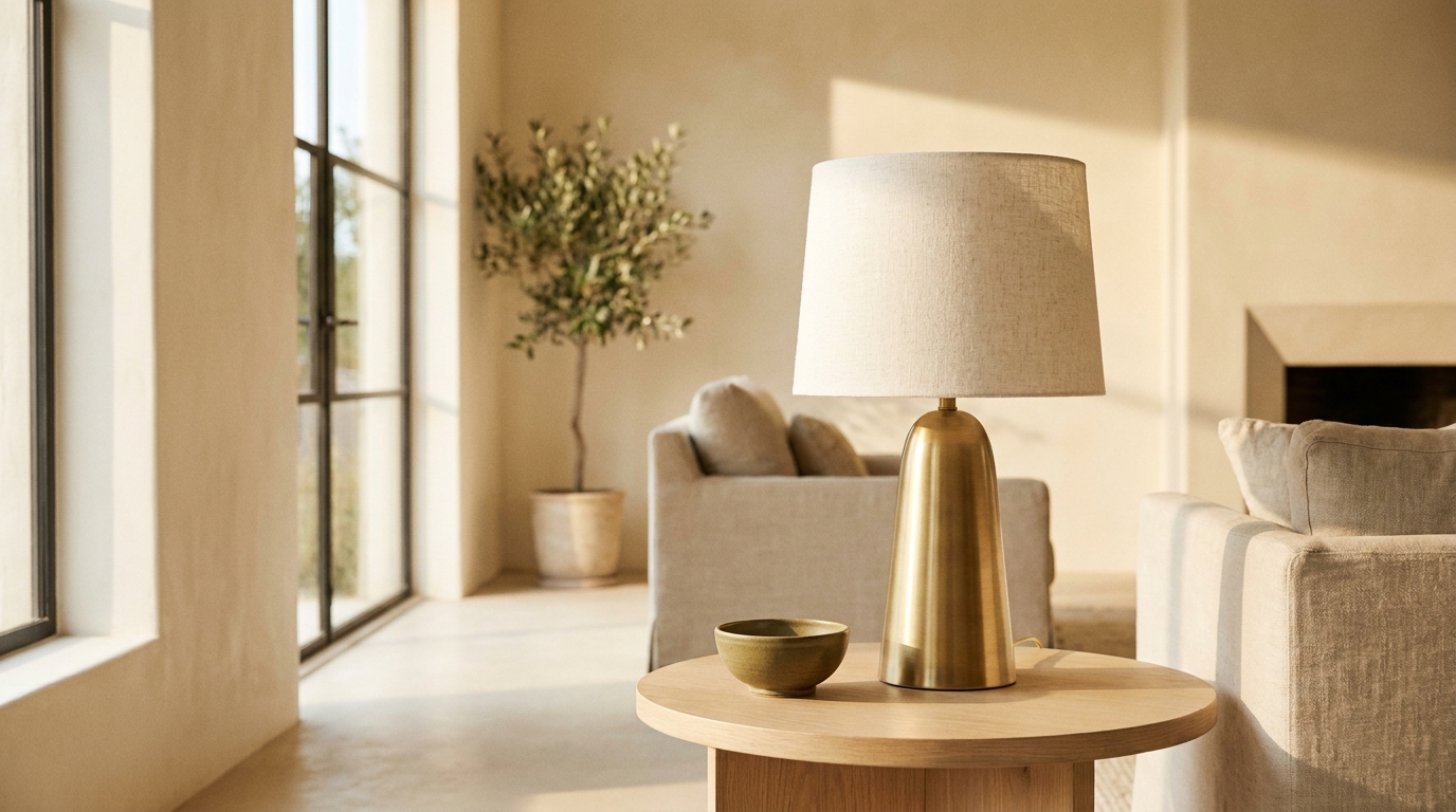 Brass Table Lamp