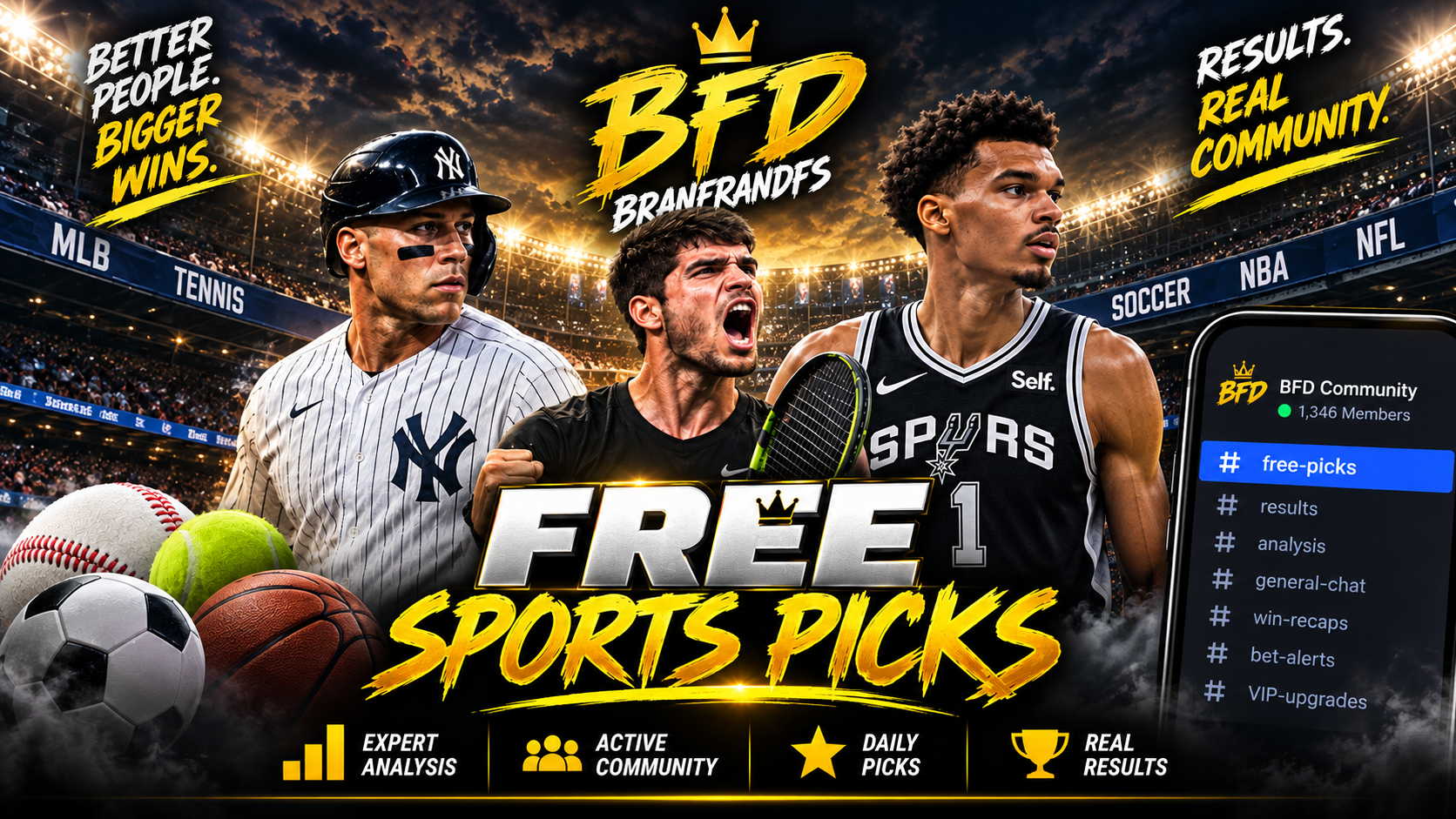 BFD Free Sports Picks Membership