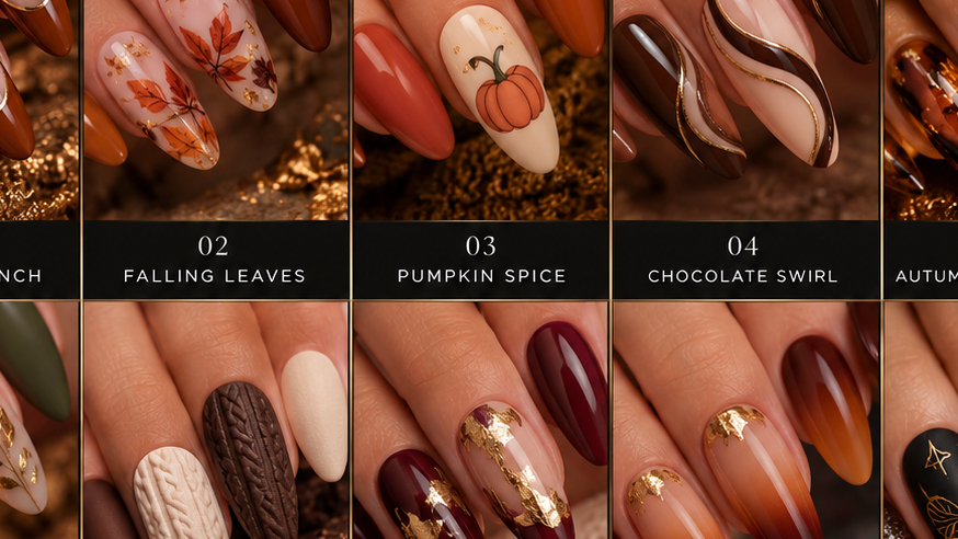 Autumn Nail Art — Collection 02