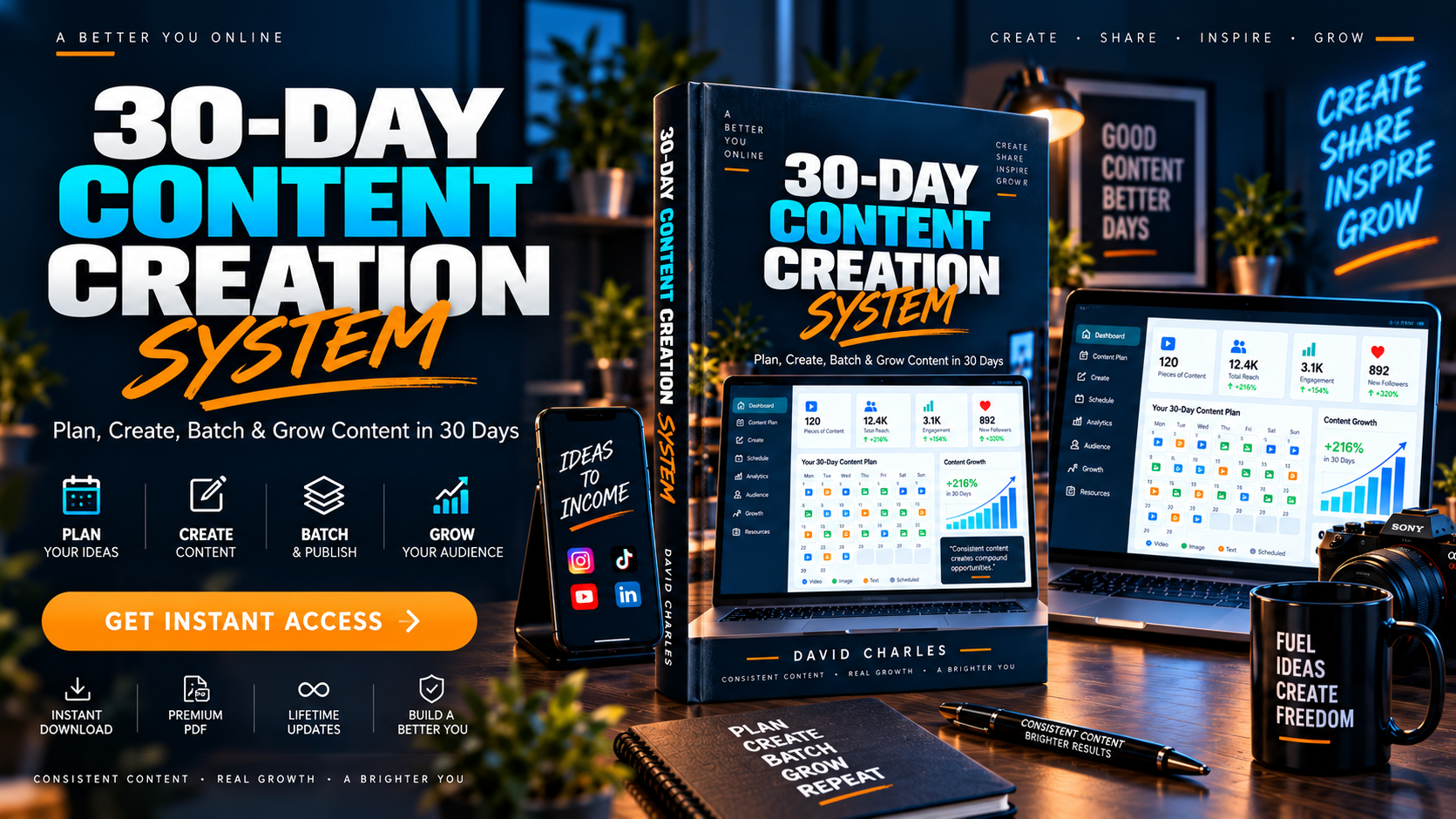 30-Day Content Creation System cover