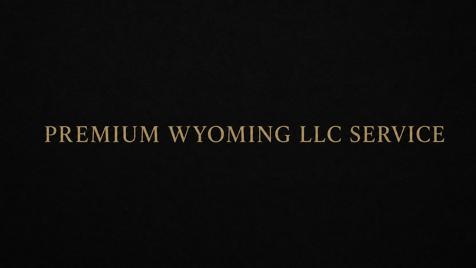 Wyoming LLC service