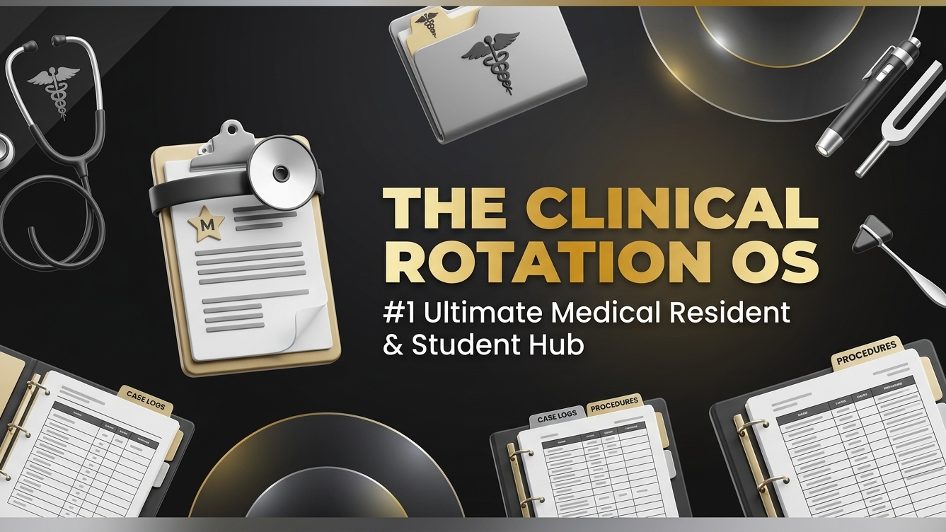 🏥 The Clinical Rotation OS | Notion Template For Med Students
