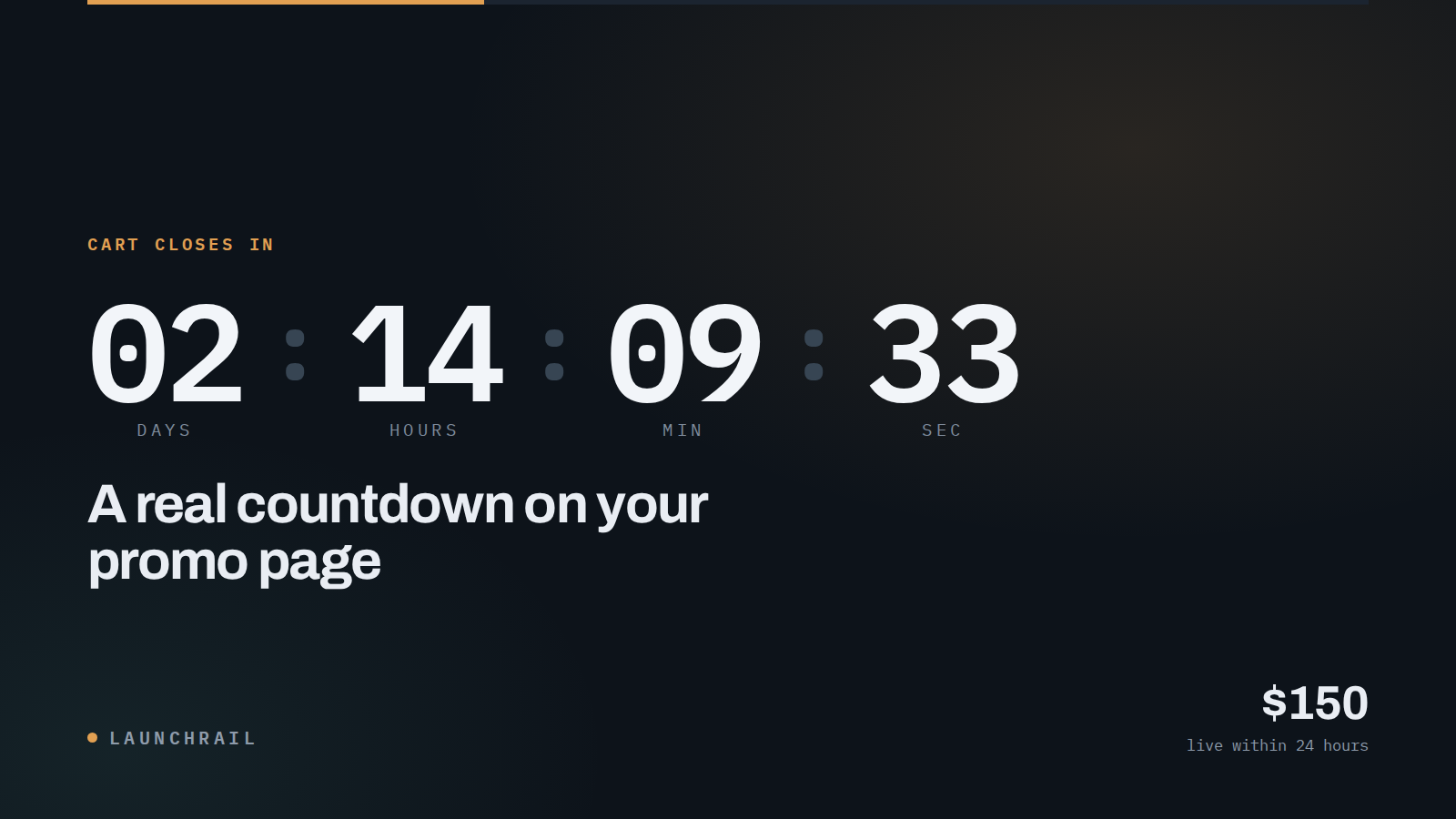 Cart-Close Countdown Install