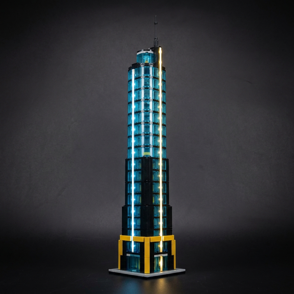 Neon Skyline Tower