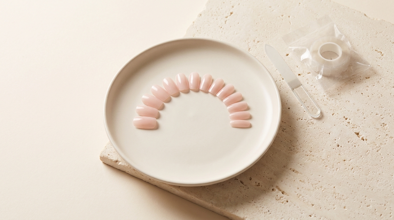 Press-On Nails — Rose Quartz
