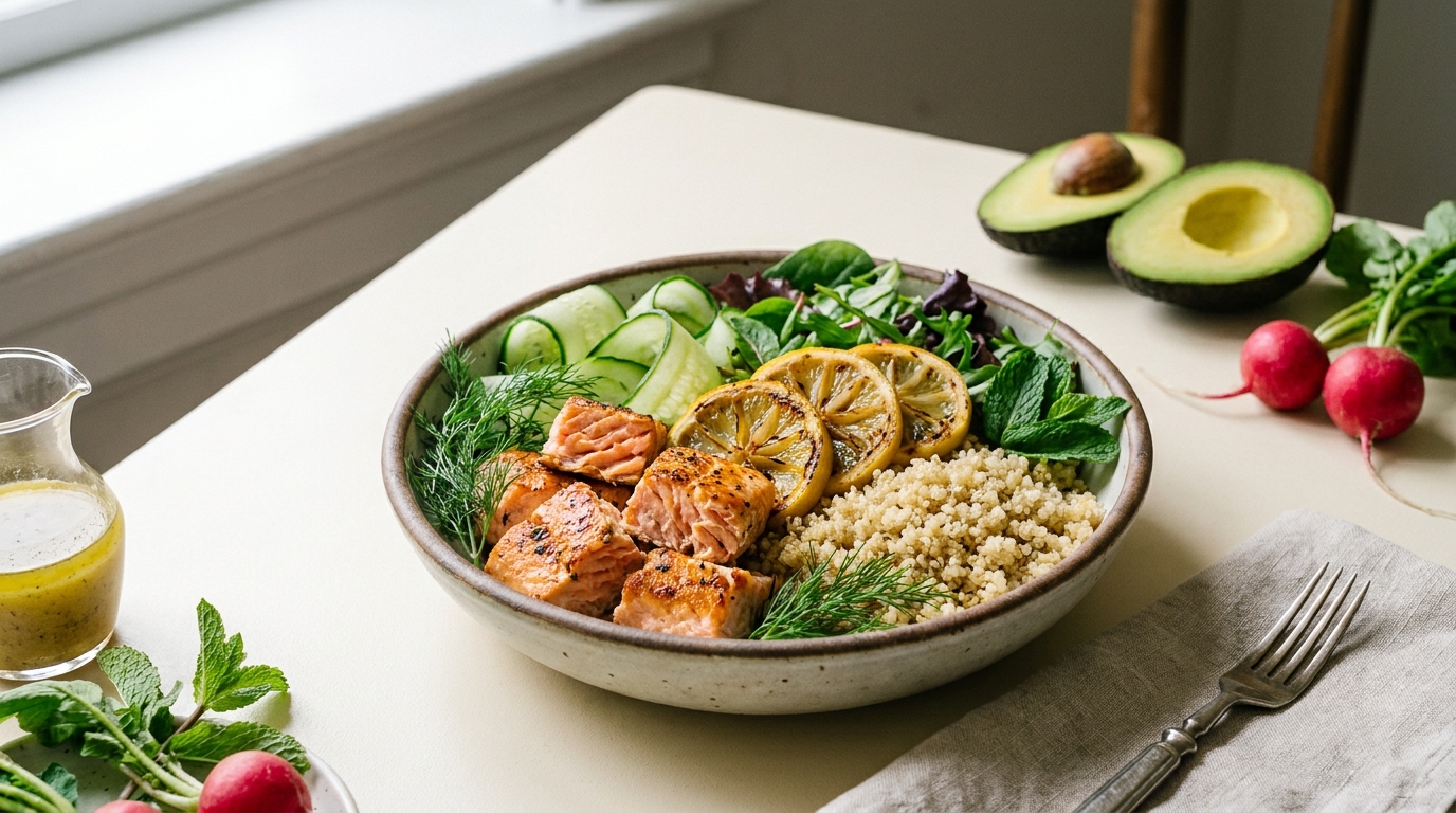 Lemon Salmon Bowl