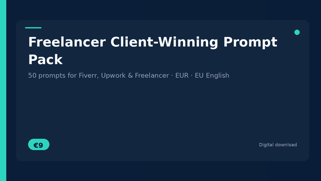 Freelancer Client-Winning Prompt Pack