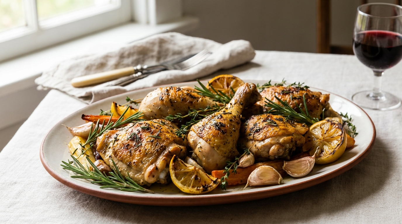 Herb Chicken Family Plate