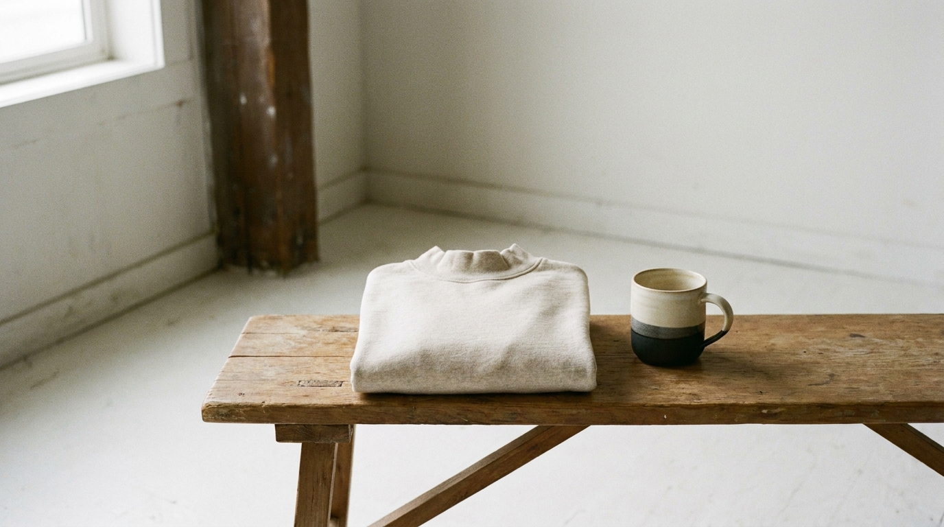 Organic Cotton Mock Neck
