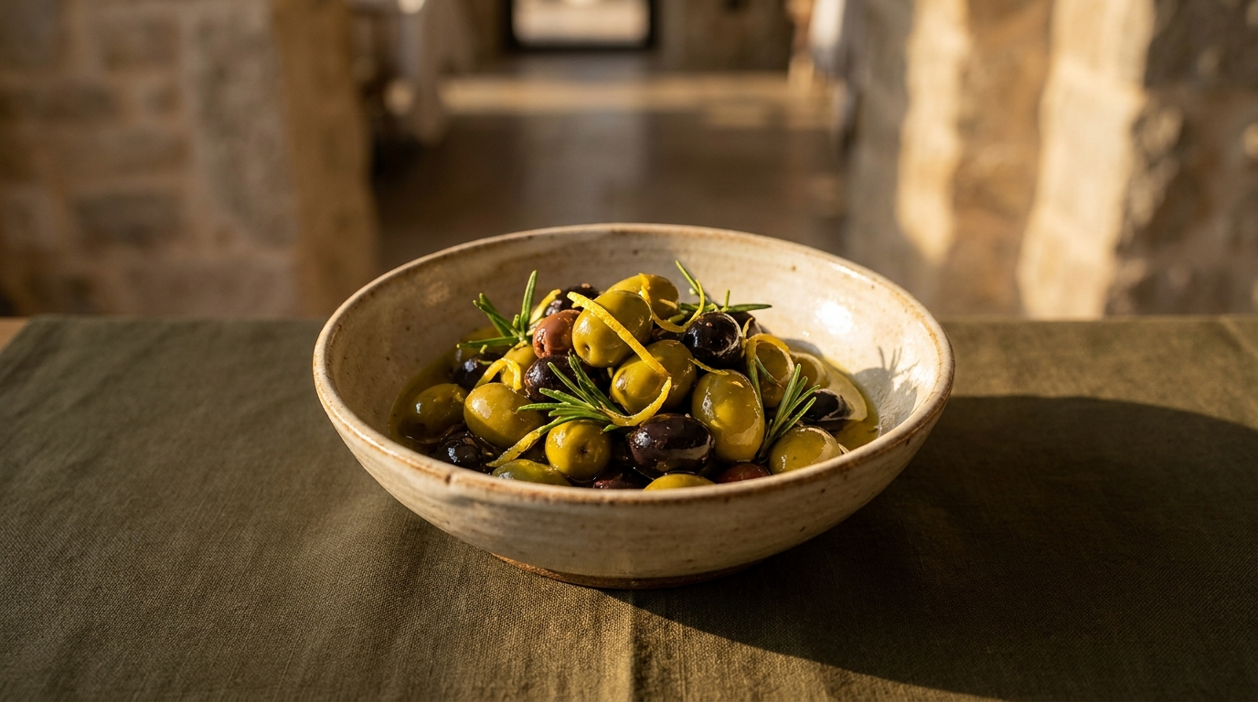 Aceitunas de la casa
