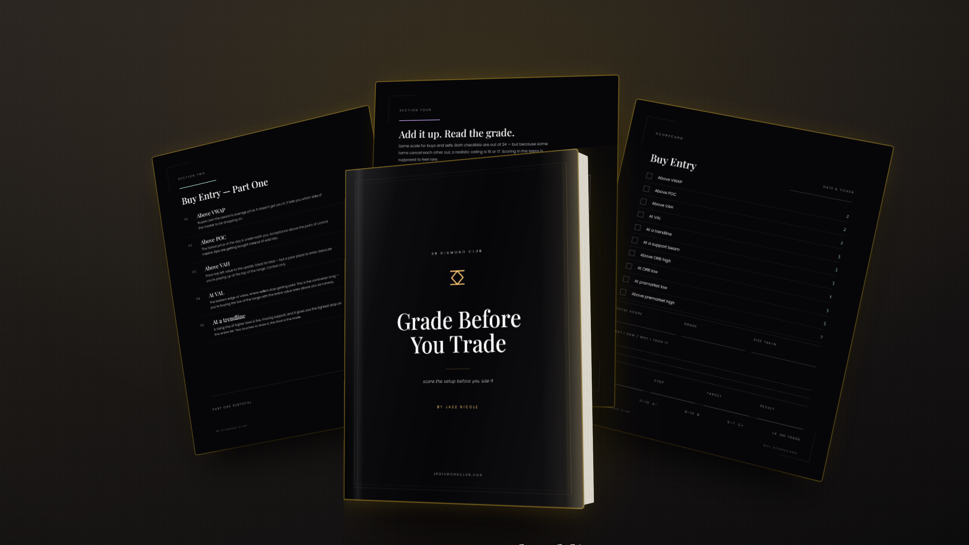 Grade Before You Trade E-book + Checklist