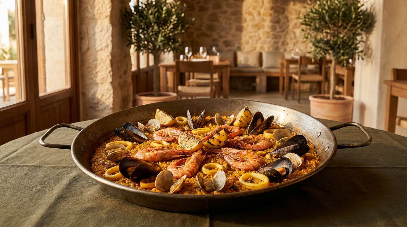 Paella de mariscos