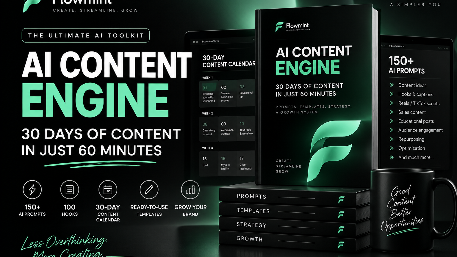 30 days of content in 60 minutes