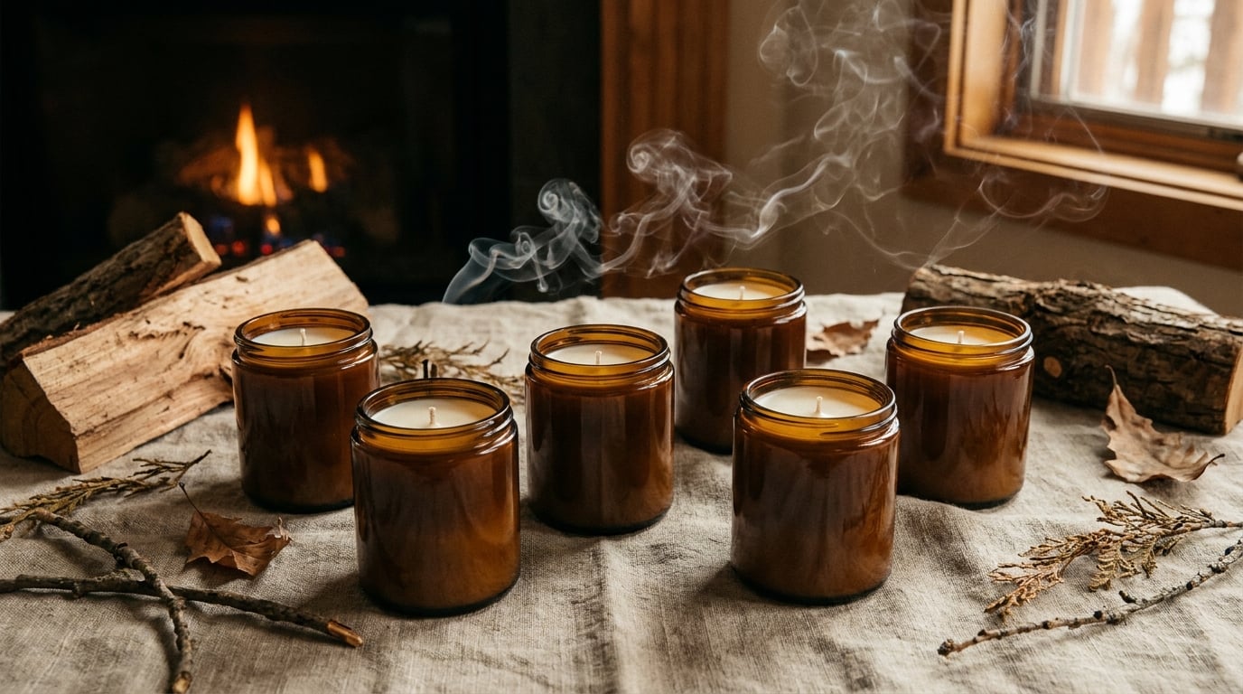 Cedarwood Candle Case