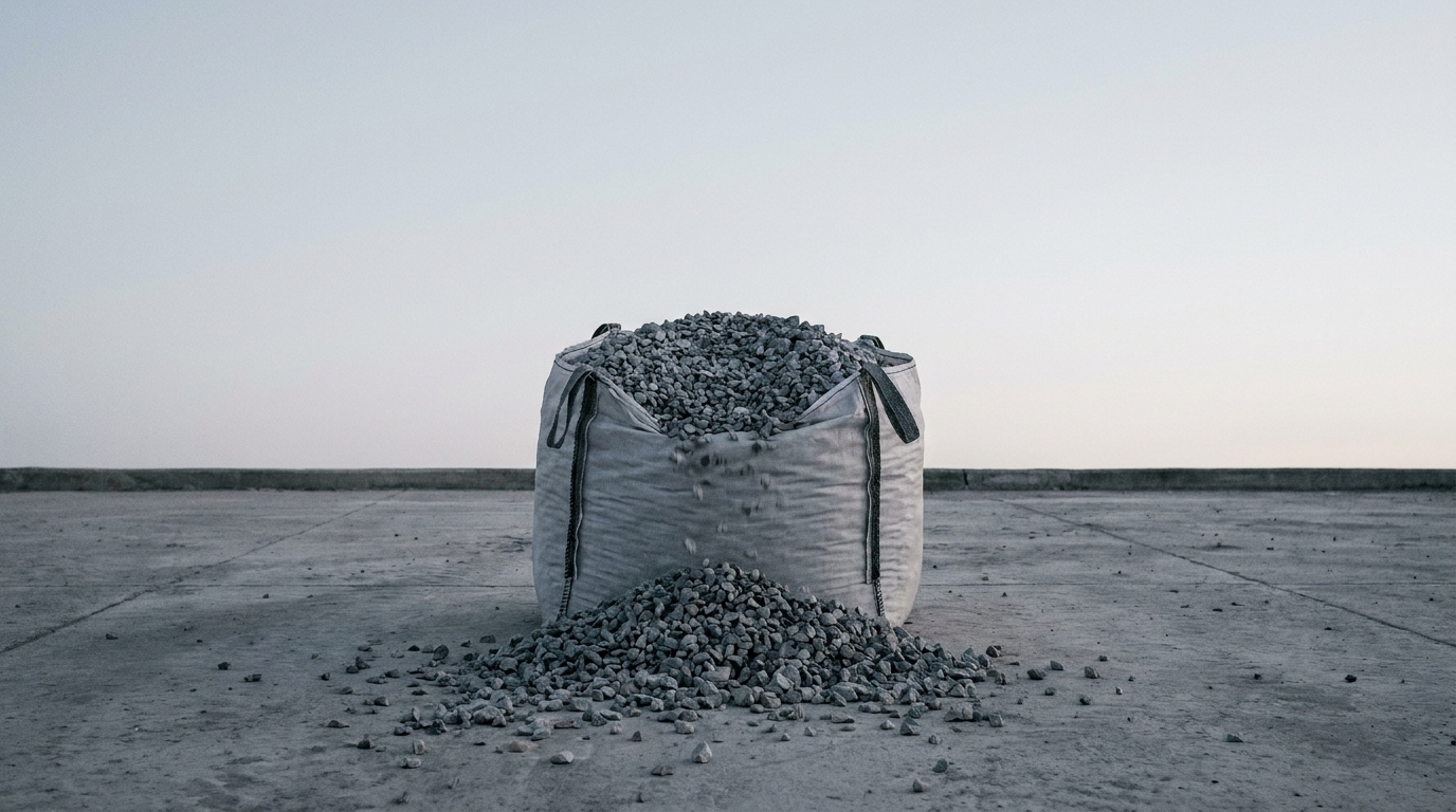 Crushed Stone — 1/2 yard
